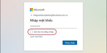 Như vậy là bạn đã đăng nhập vào Outlook thành công.