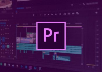 Giao diện một phần mềm chỉnh sửa video trên máy tính 