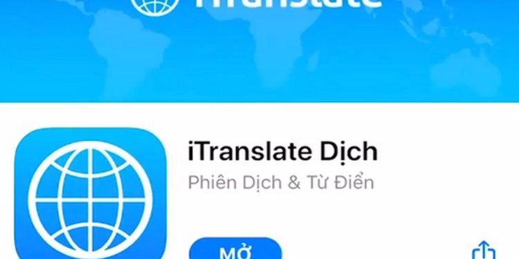 iTranslate là một phần mềm dịch thuật đa ngôn ngữ